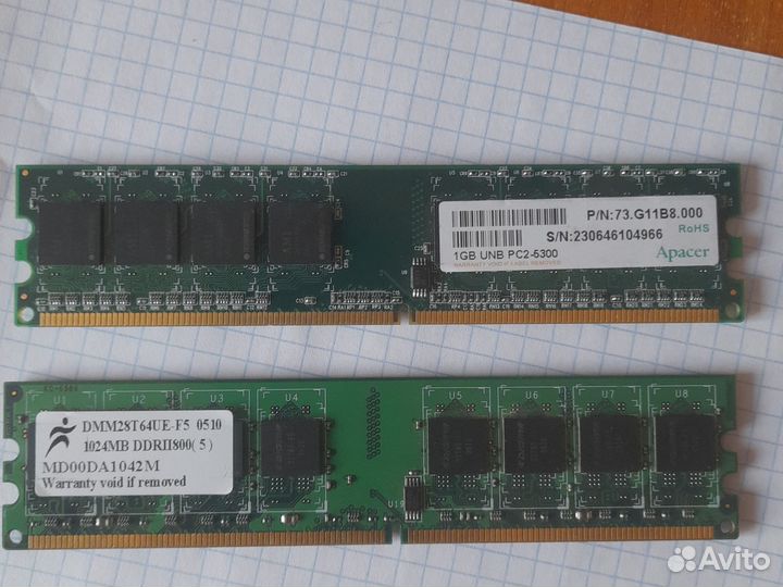 Оперативная память ddr2