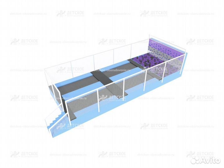 Батутная арена ба-4, детская игровая зона