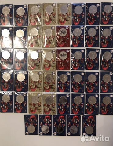 Полный набор памятных медалей чм fifa 2018