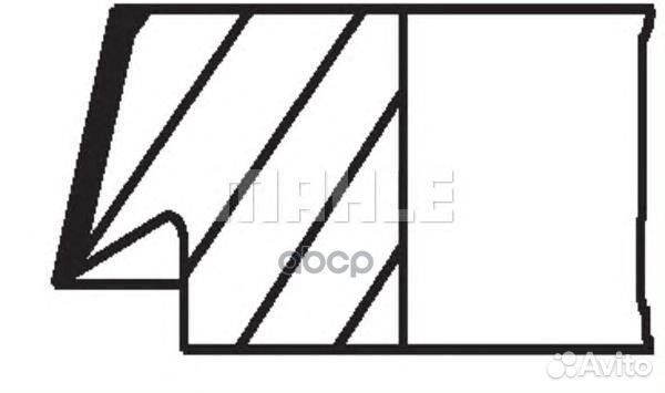 Кольца поршневые 011RS001070N0 Mahle/Knecht