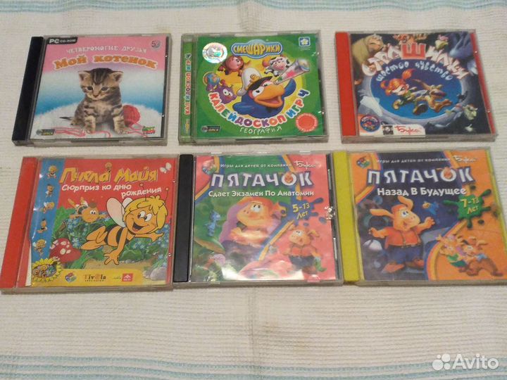 Старые игры для мелких, совсем мелких обучающие PC