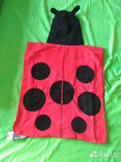 Полотенце-пончо Божья коровка