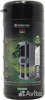 Салфетки влажные Defender 30102/30132 (Туба, 100 ш