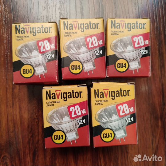 Галогенная лампа Navigator MR11 20Вт GU4 12В