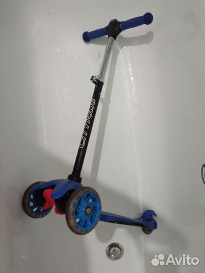 Самокат детский трехколесный бу