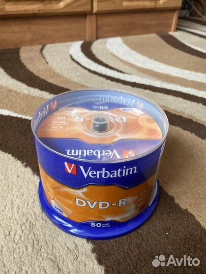 Диски dvd r verbatim