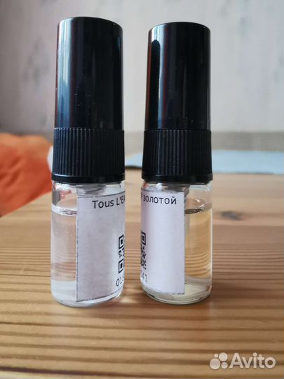 Пробники туалетной воды (Tous, Divine vanille)