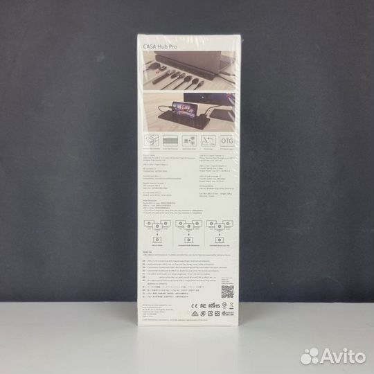 USB-хаб Adam elements casa Hub Pro 11-in-1 черный
