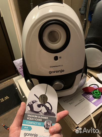 Пылесос gorenje vcea11cxwii. Новый