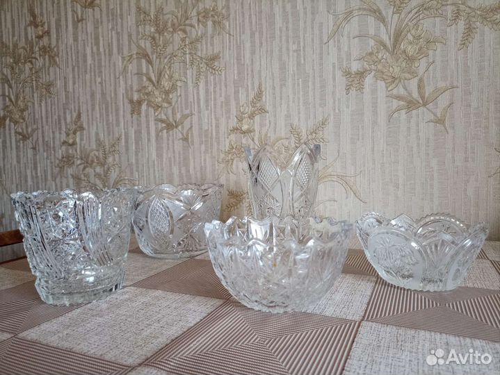 Хрустальная ваза