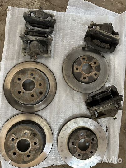 Передние тормоза jzx100