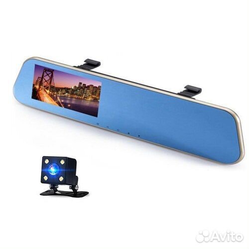 Видеорегистратор зеркало Mirror Dash Cam + камера