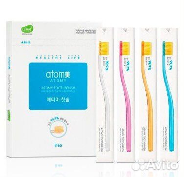 Зубная щетка атоми