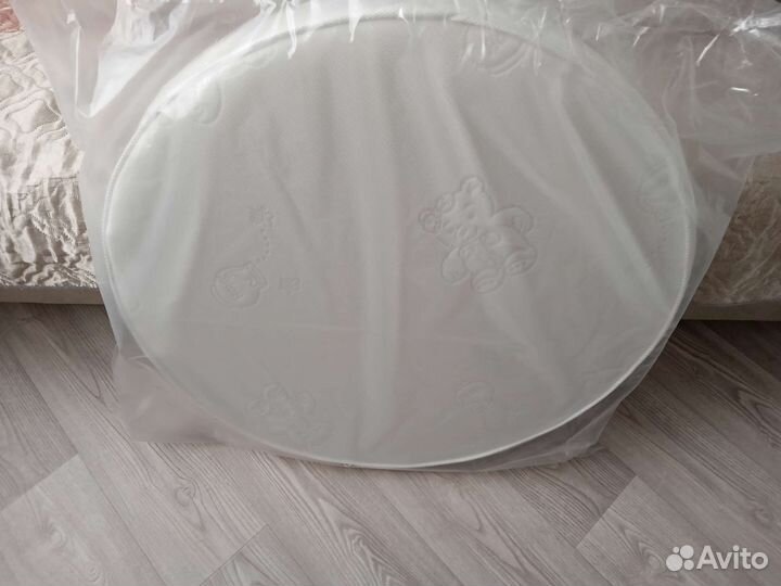 Матрас детский круглый диаметр 75
