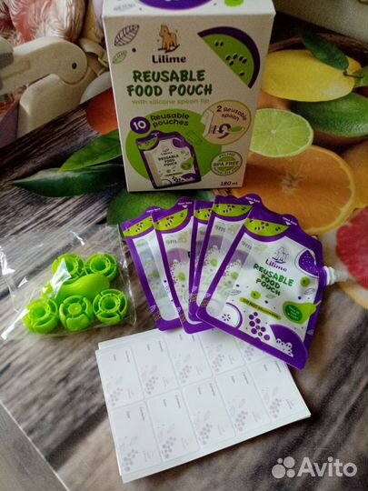 Многоразовые пакеты для детского питания