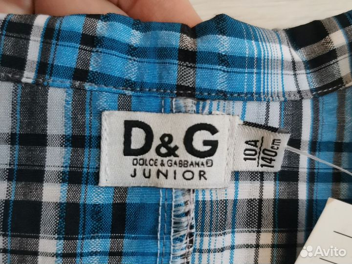 Новый пиджак рубашка DG 140 см