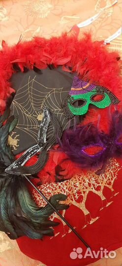 Маски,шляпа, для новогодних праздников