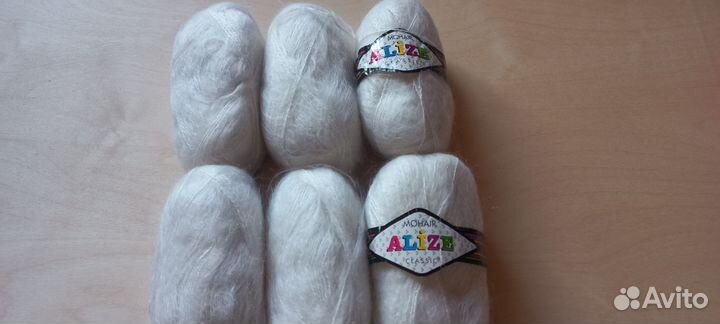 Пряжа для вязания мохер