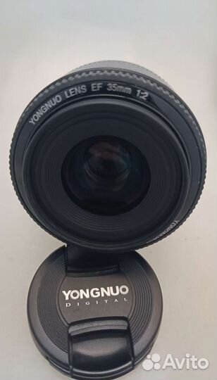 Объектив Yongnuo 35mm F 2 для Canon б/у