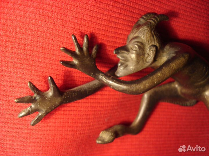 Джокер Касли 1930г Чертик Гоголь Редкий СССР 17см