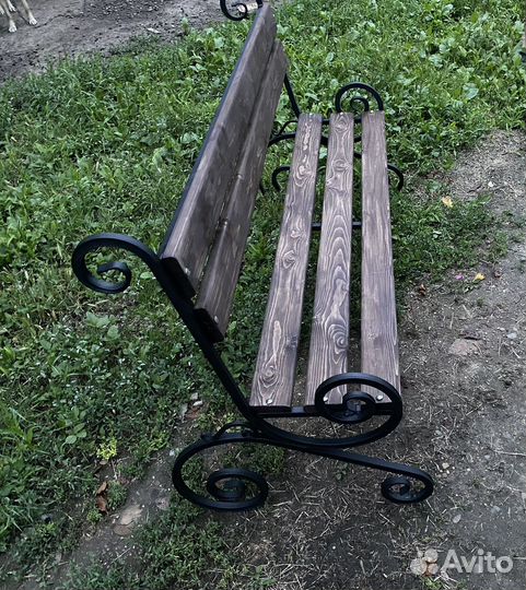 Скамейка кованая