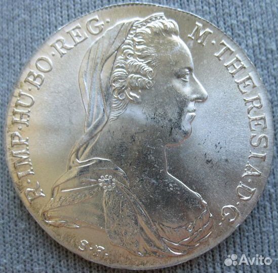Серебряный талер Австрия,Серебро