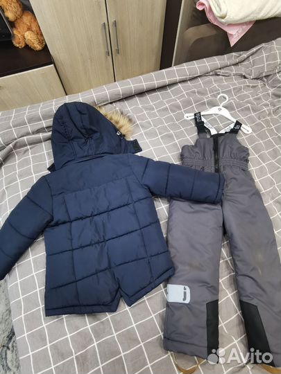 Зимняя куртка и полукомбинезон