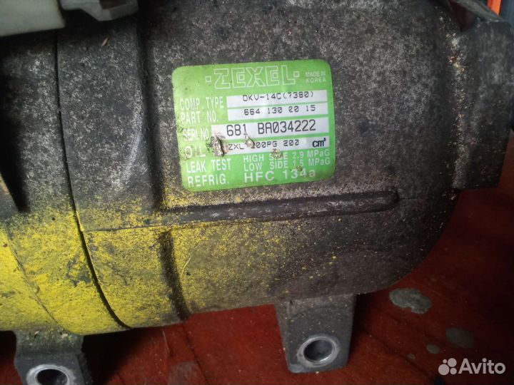 Ssangyong kyron компрессор