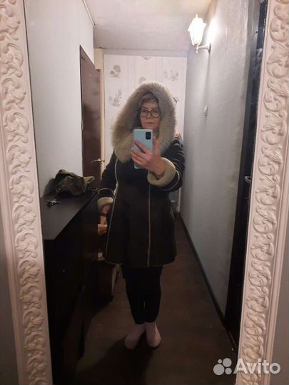 Дубленка натуральная женская 42 44