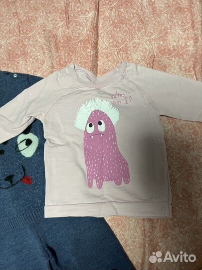 Вещи пакетом на девочку 74 80