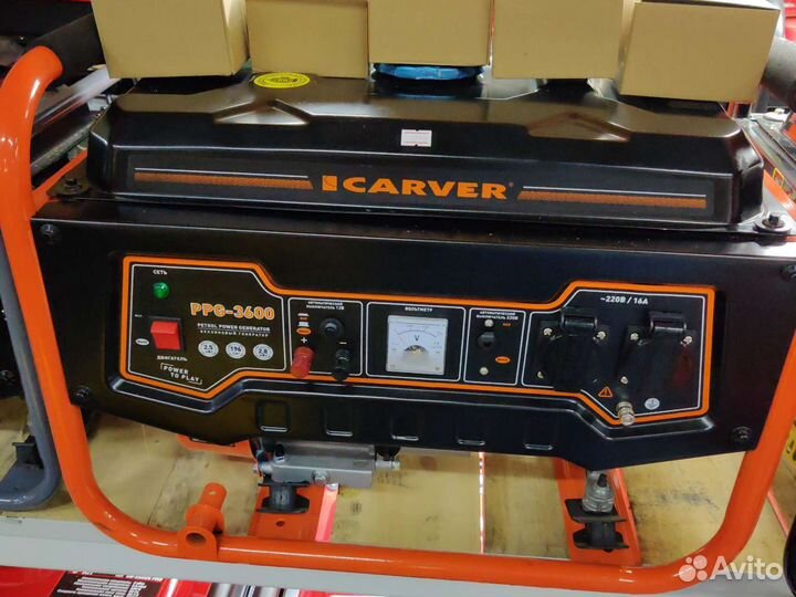 Генератор бензиновый 2.8 кв. Медная обмотка