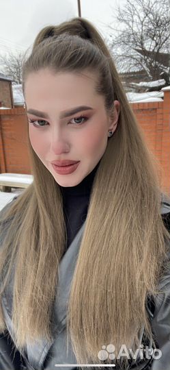 Хвост на резинке премиум, накладной хвост шиньон