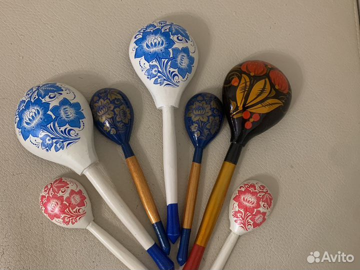 Деревянные ложки Хохлома