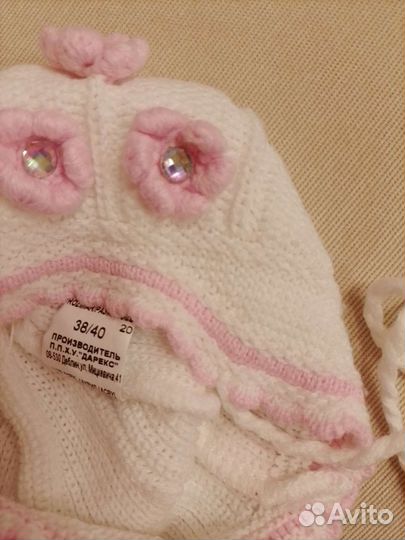 Шапка детская для девочки