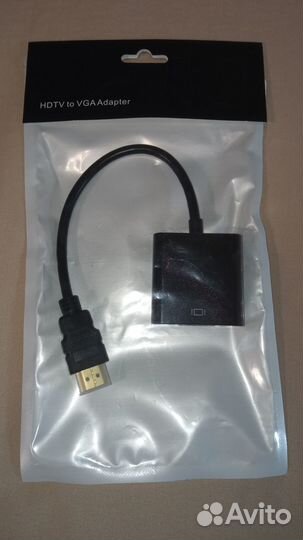 Переходник конвертер из Hdmi в Vga адаптер новый