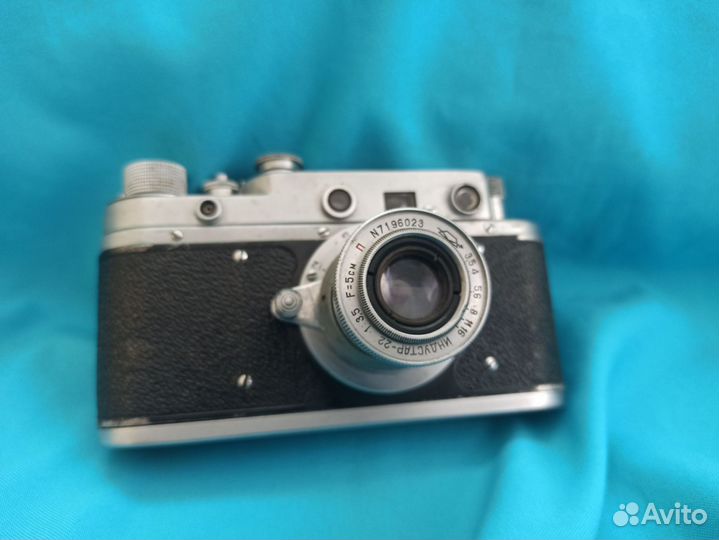 Плёночный фотоаппарат Зоркий-С и Индустар-22