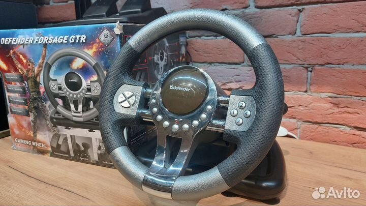 Новые игровые рули Defender forsage и sven GC-W300