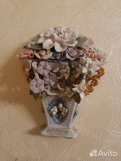 Фарфоровое панно винтаж