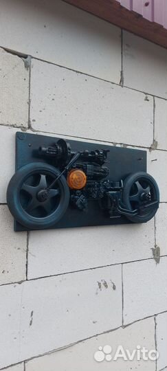 Картина Мотоцикл В стиле Лофт