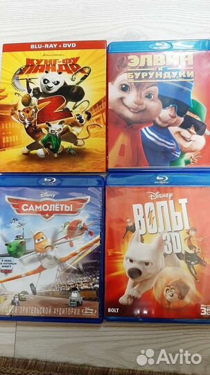 Мультфильмы blu-ray лицензия б/у