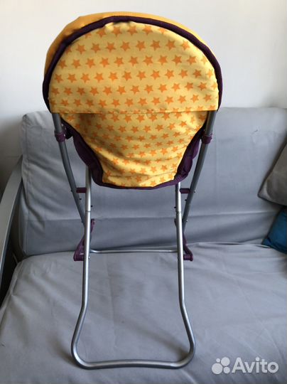 Стульчик для кормления кукольный