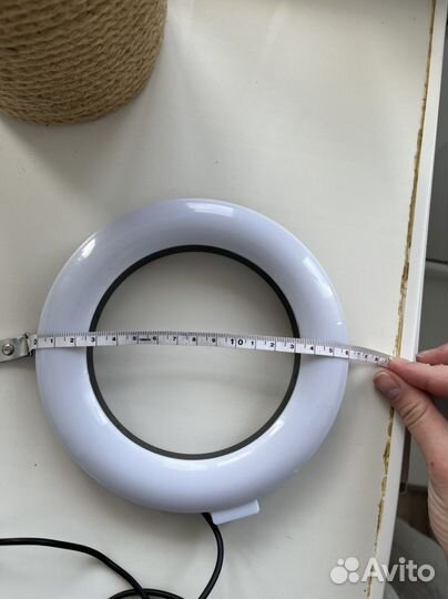 Кольцевая лампа 16см новая