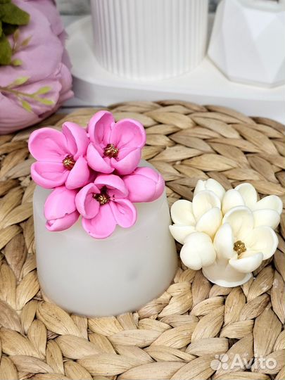 Силиконовая форма, молд Цветы Яблони