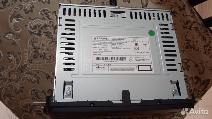 Штатная магнитола лада иксрей, рено
