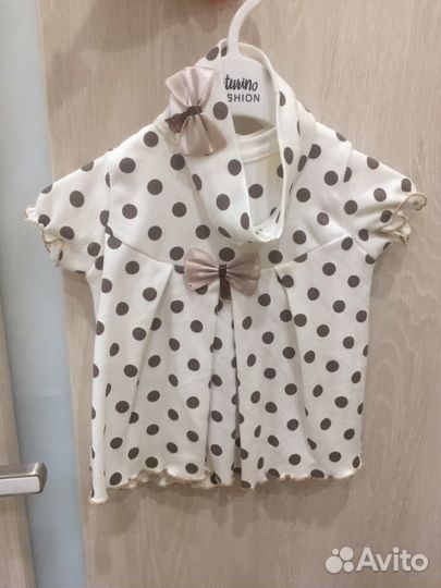 Платье на девочку 62-68 см