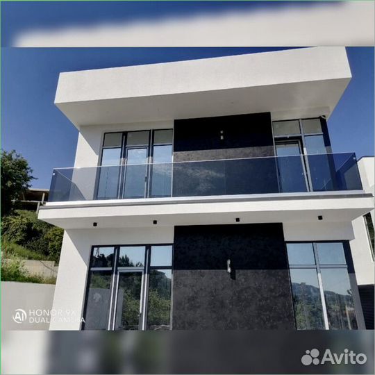 Ограждение для балкона из стекла