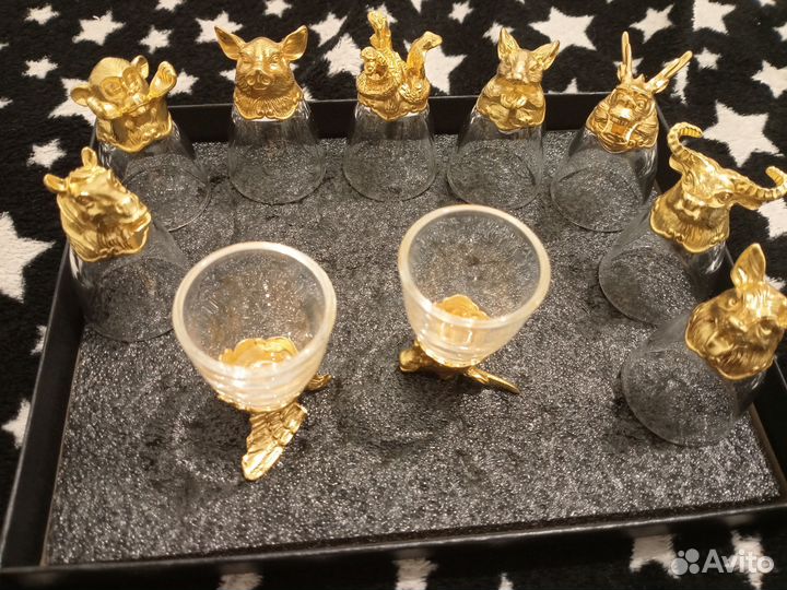 Рюмки стопки перевертыши подарочный набор