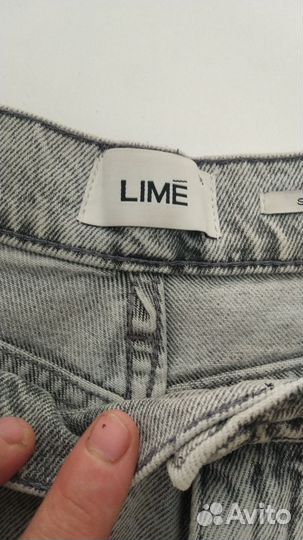Джинсовые шорты бермуды lime