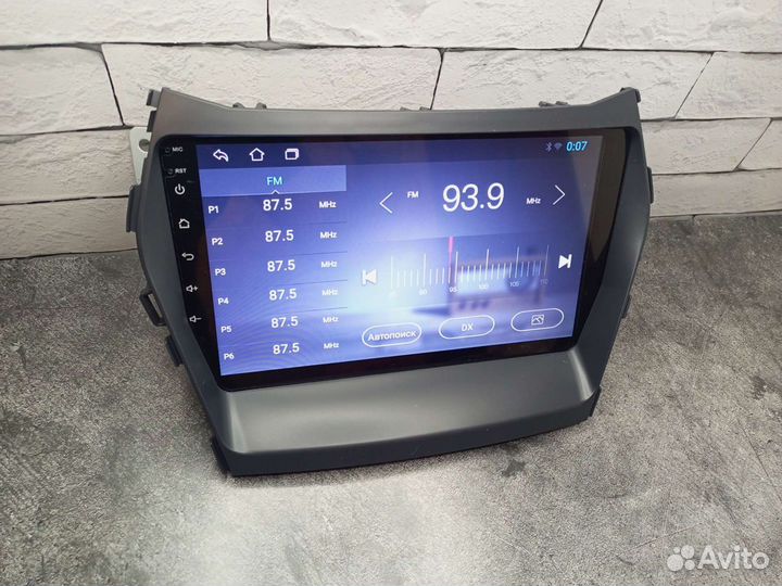 Магнитола Hyundai Santa Fe 3 на андроид