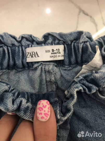 Джинсы и футболка zara